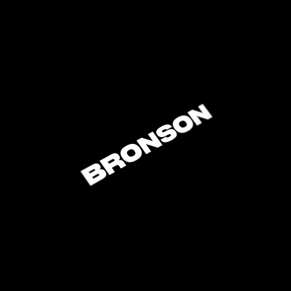 BRONSON Decal / White