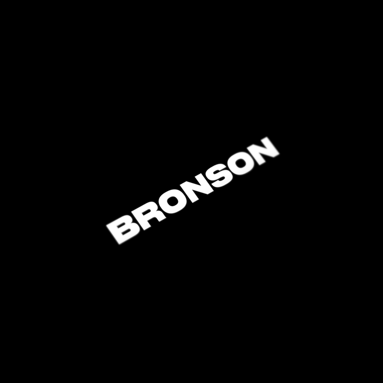 BRONSON Decal / White