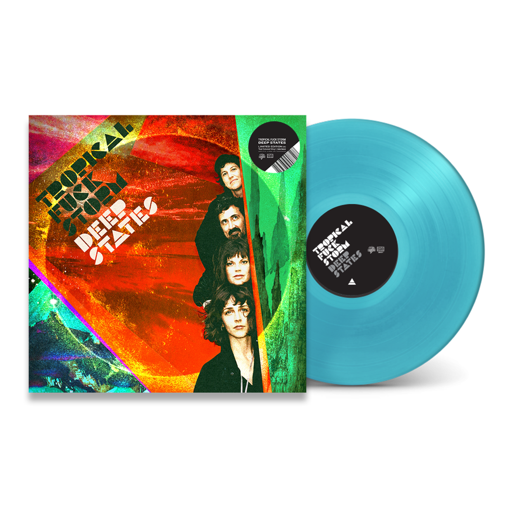 Tropical Fuck Storm / Deep States Limited Edition Transparent Teal 12" Vinyl