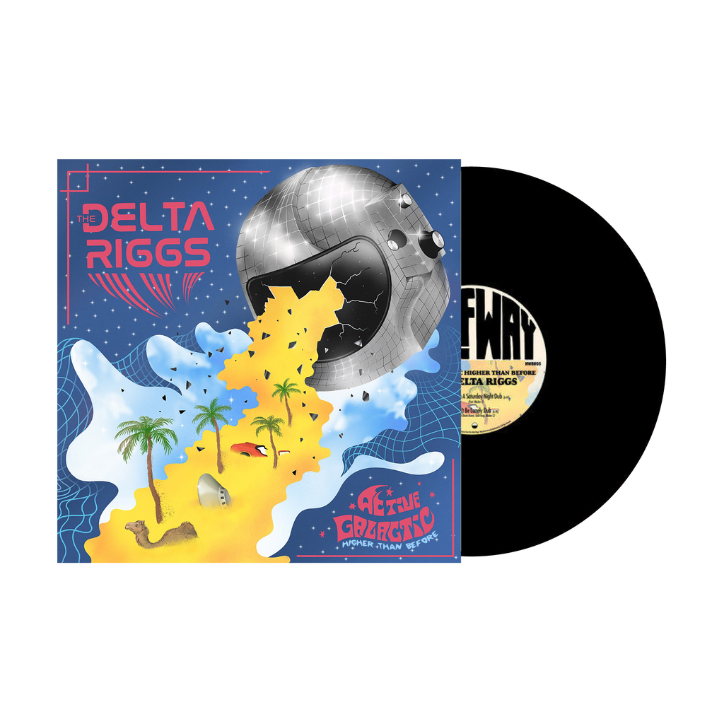 The Delta Riggs / Active Galactic Higher Than Before 12" Black Vinyl