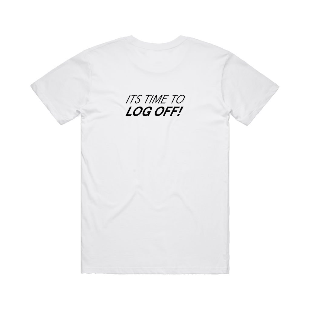 Do Heaps Less / White T-shirt