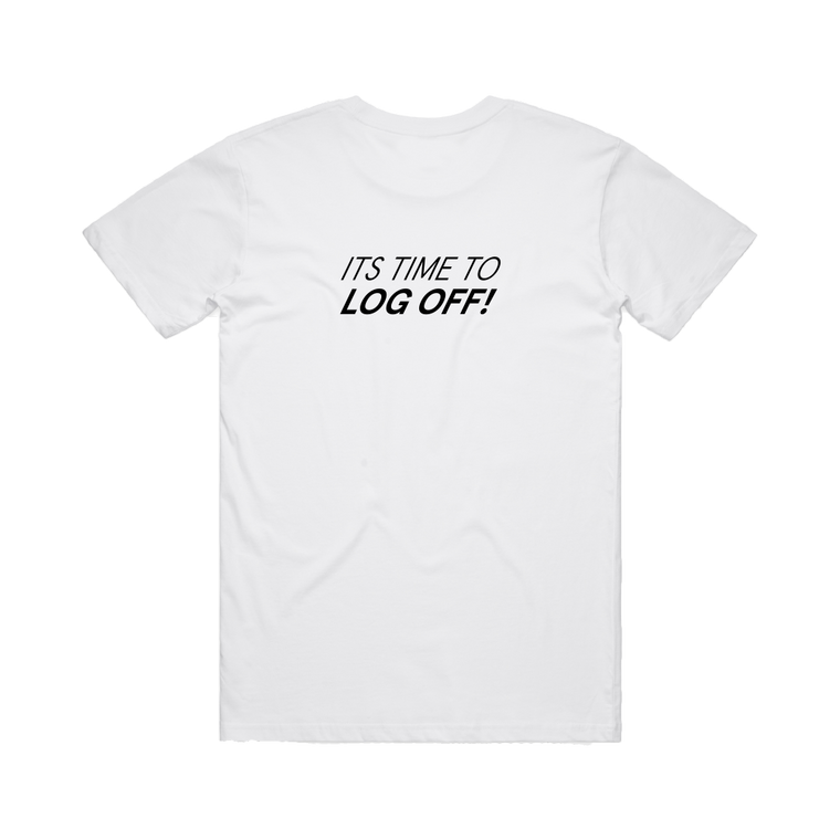 Do Heaps Less / White T-shirt