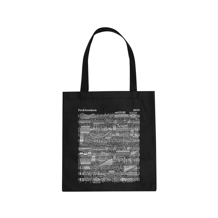 Music Notes / Black Tote