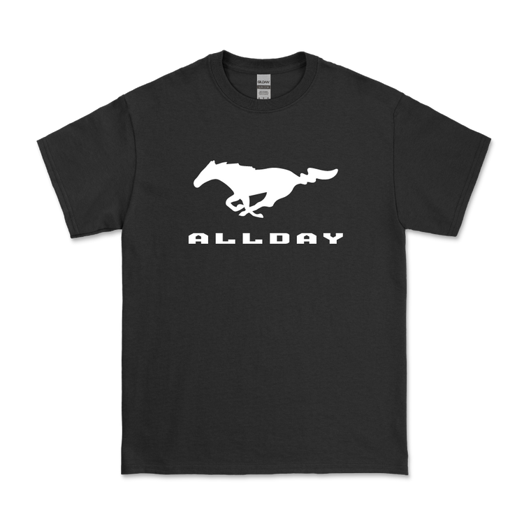 Allday / Horse Black T-Shirt