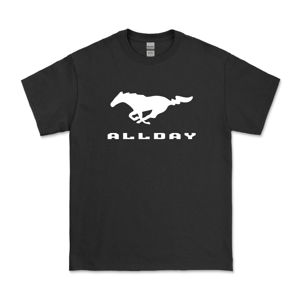 Allday / Horse Black T-Shirt