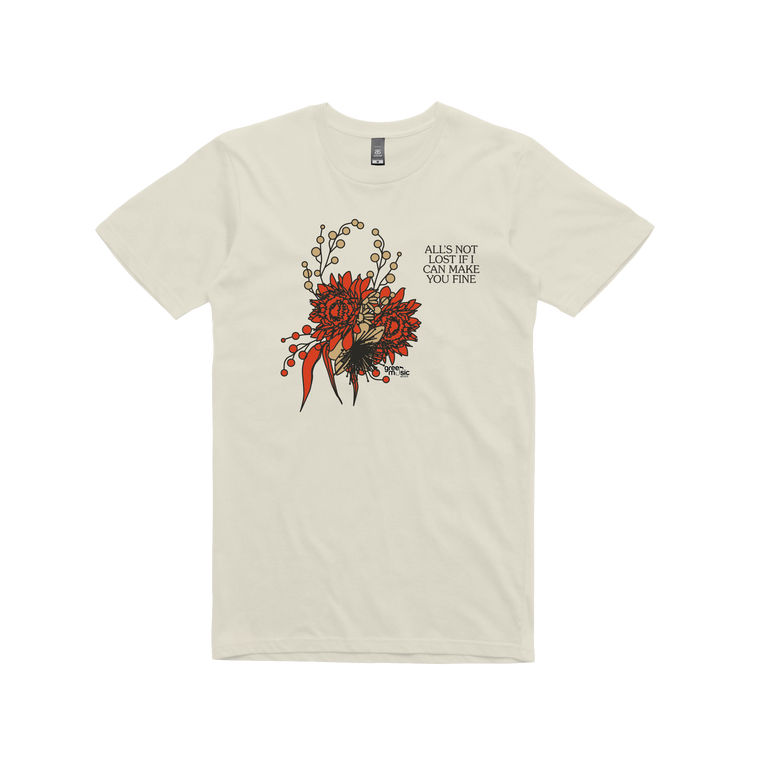 Heal You In Time / Cream  T-shirt
