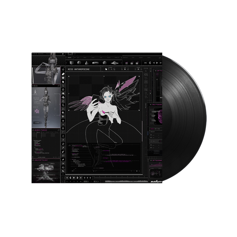 Grimes / Miss Anthropocene Black LP Vinyl