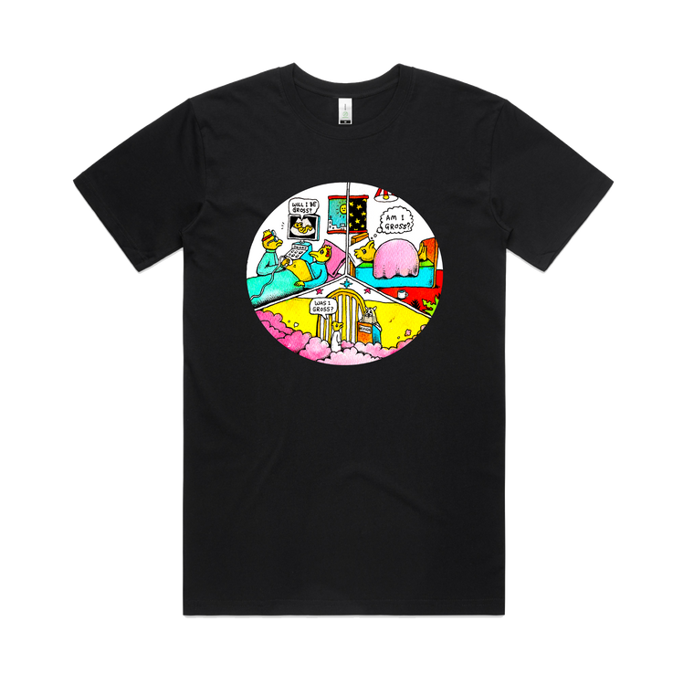 Am I Gross? / Black T-Shirt