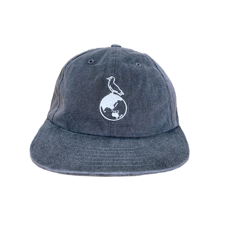 Embroidered Cap / Faded Black