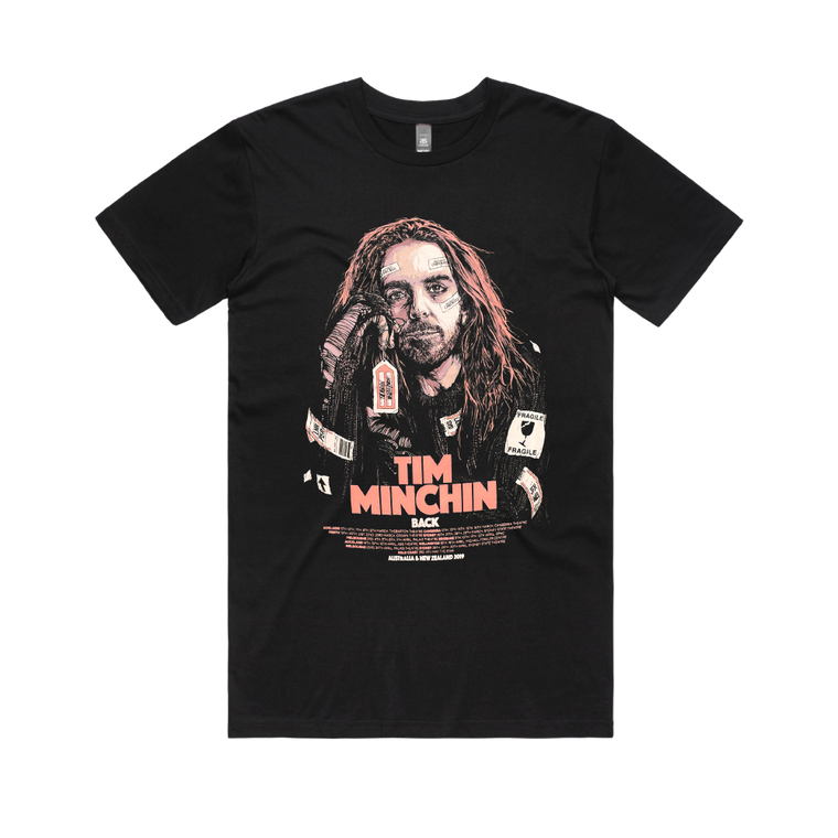 Tim Minchin / Back Tour Illustration / Black T-Shirt