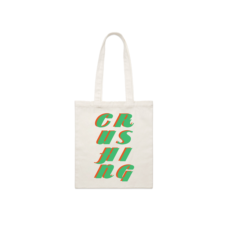 Crushing / White Tote Bag