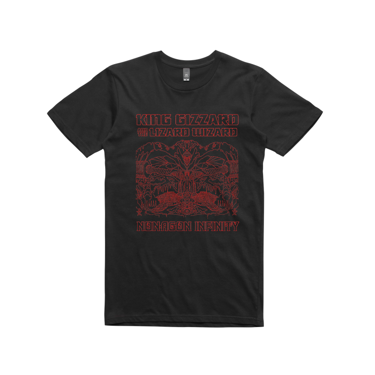 Nonagon Infinity / Black T-shirt