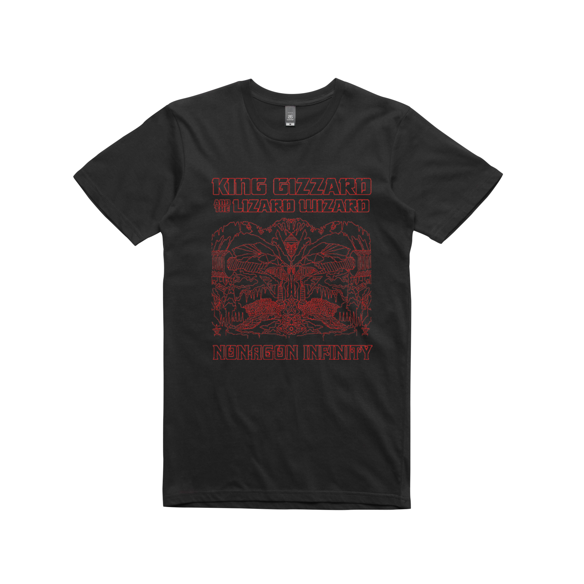 King Gizzard and The Lizard Wizard Nonagon Infinity / Black T-shirt ...