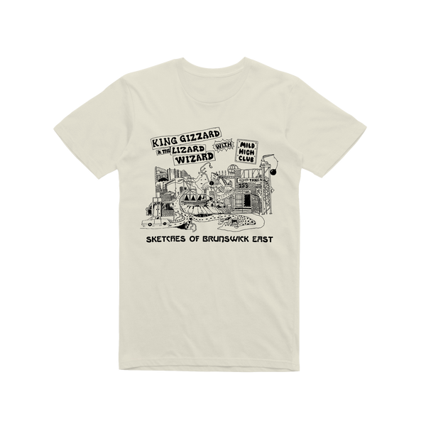 King Gizzard and The Lizard Wizard 'Sketches Of Brunswick' T-shirt ...