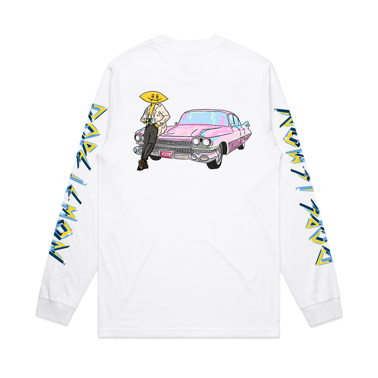 Cadillac Lemonhead / White Longsleeve