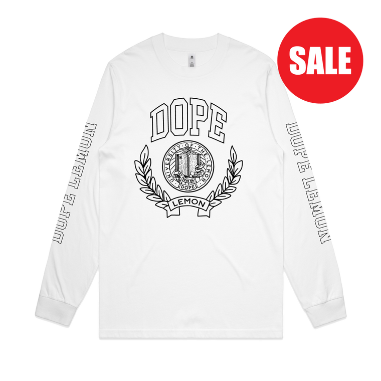Dope University / White Longsleeve