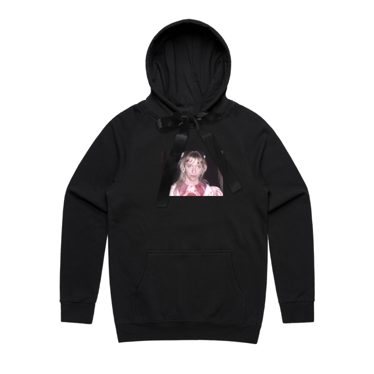 yergurl / LOVESICK (BLACK RIBBON) Black Hoodie