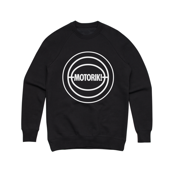 Motorik / Black Crew Neck Jumper