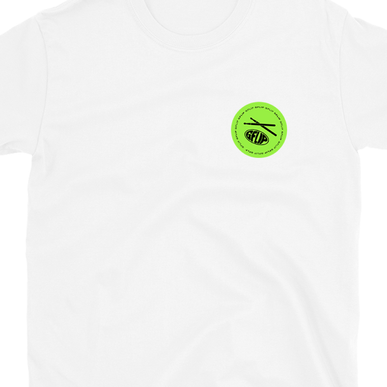 G FLIP / Pocket Print T-Shirt White
