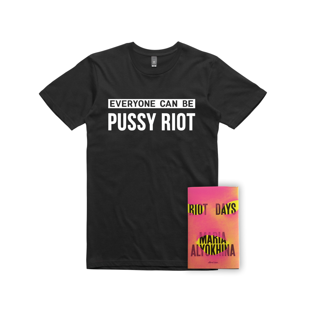 Pussy Riot Pack / Black T-shirt + Book