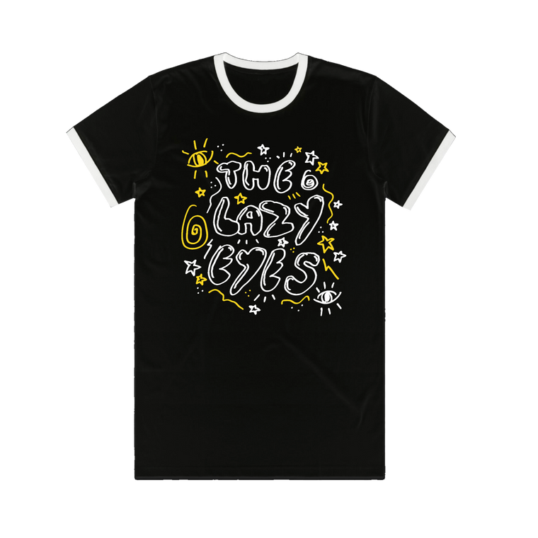 Logo / Black Ringer T-shirt