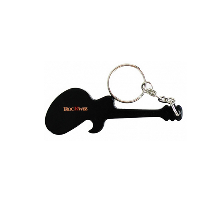 Guitar  / Black Key Ring Bottle Opener