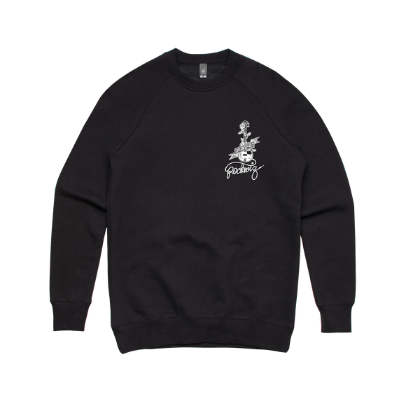 Chord / Black Crewneck Sweater – sound-merch.com.au