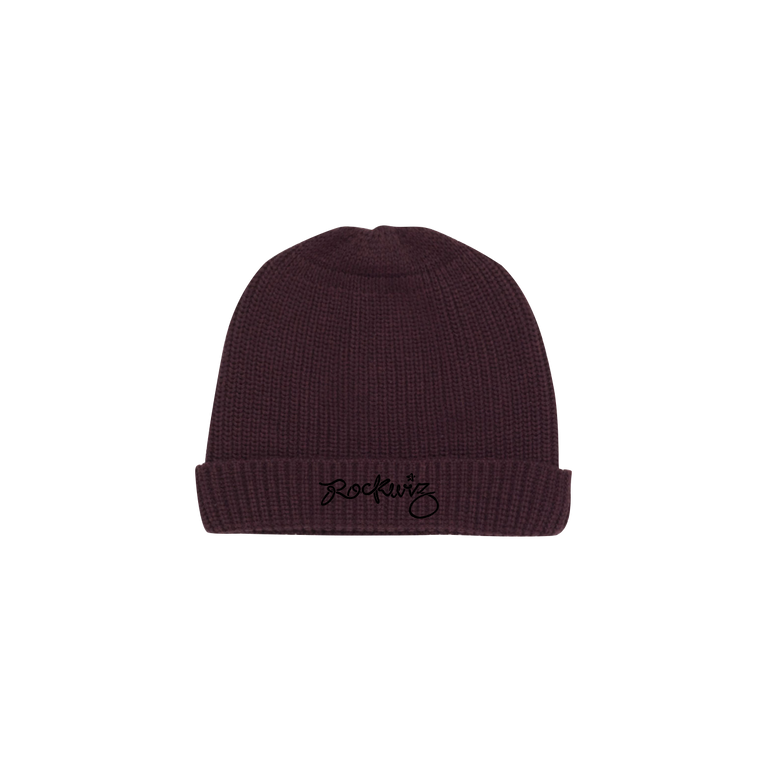 Logo  / Burgundy Beanie