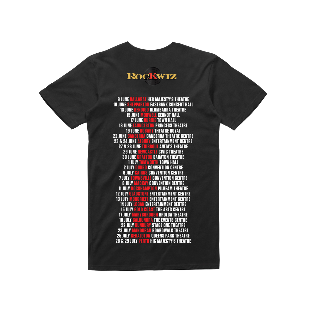 Twenty Seventeen Tour / Black T-shirt
