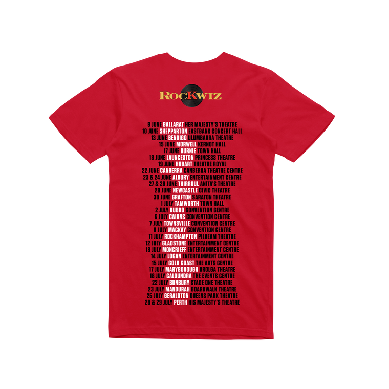 Twenty Seventeen Tour / Red T-shirt