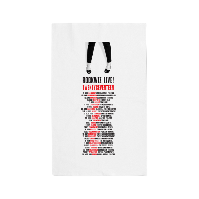 Tour Dates  / Tea Towel