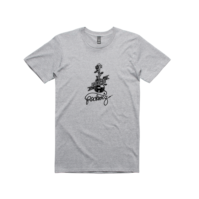 Guitar / Grey T-shirt