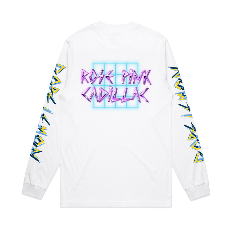 Rose Pink Cadillac / White Longsleeve