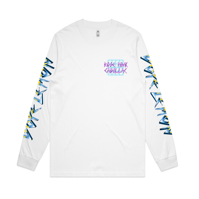 Rose Pink Cadillac / White Longsleeve