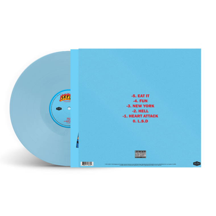 Skegss / 50 Push Ups For A Dollar LP Vinyl (Limited Edition Blue Vinyl)