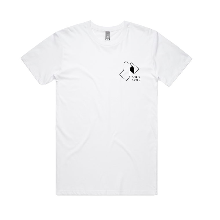 Spirit Level / Logo White T-Shirt