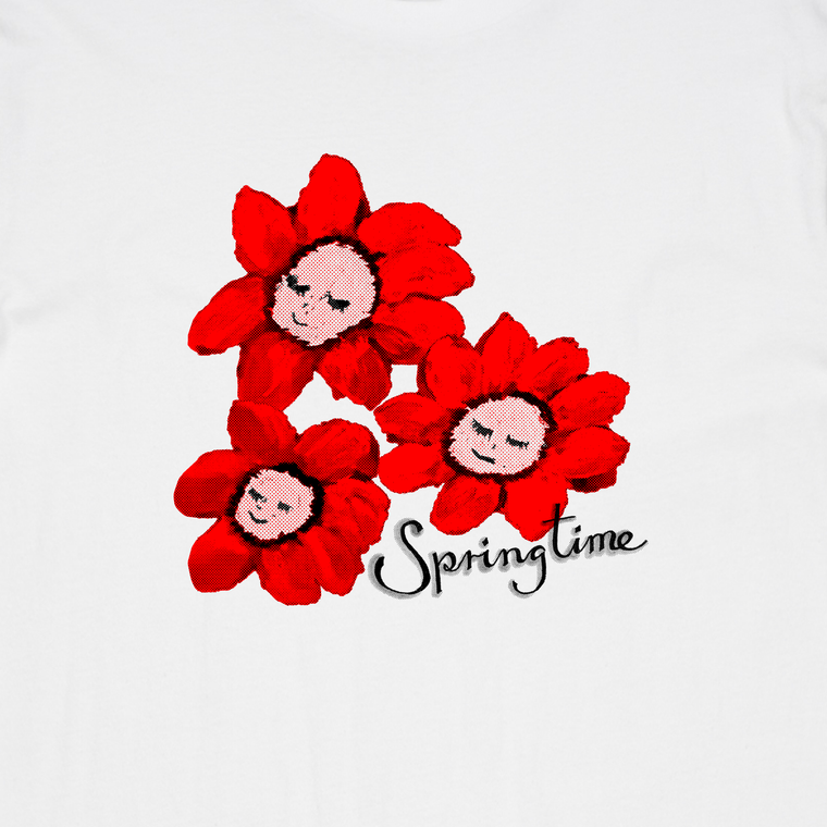 Springtime / White T-Shirt