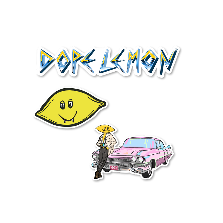 Pink Cadillac Sticker Pack