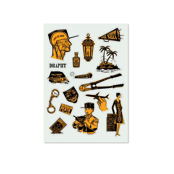 A4 Flash Sticker Sheet – sound-merch.com.au