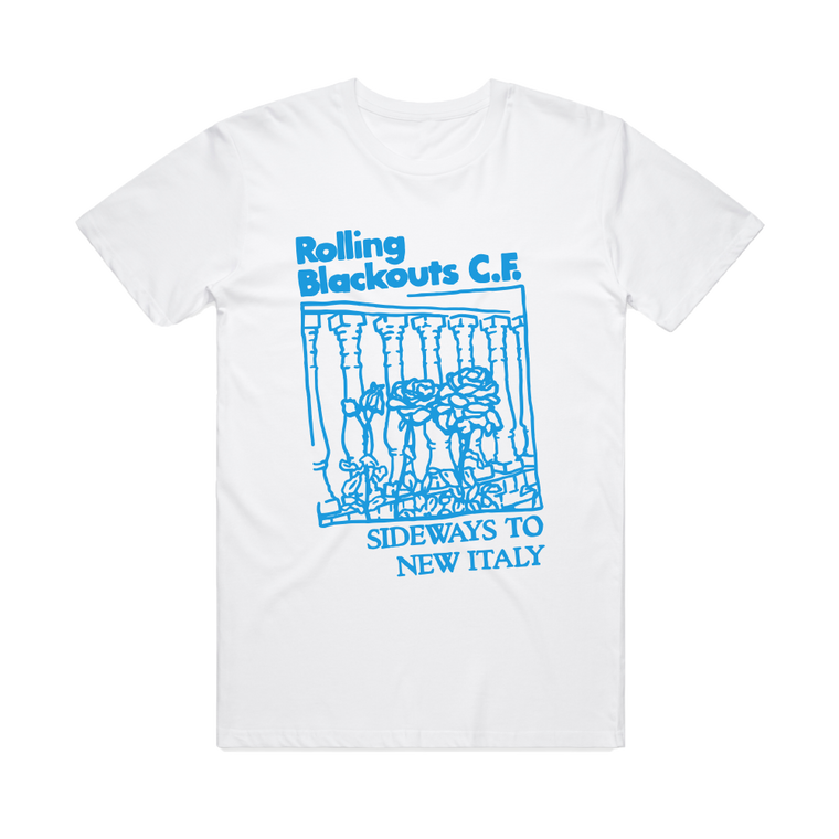 Sideways to New Italy / White T-shirt