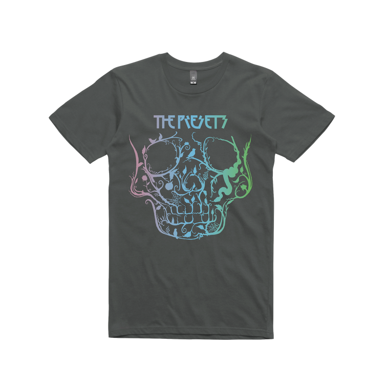 Garden Skull / Charcoal T-shirt