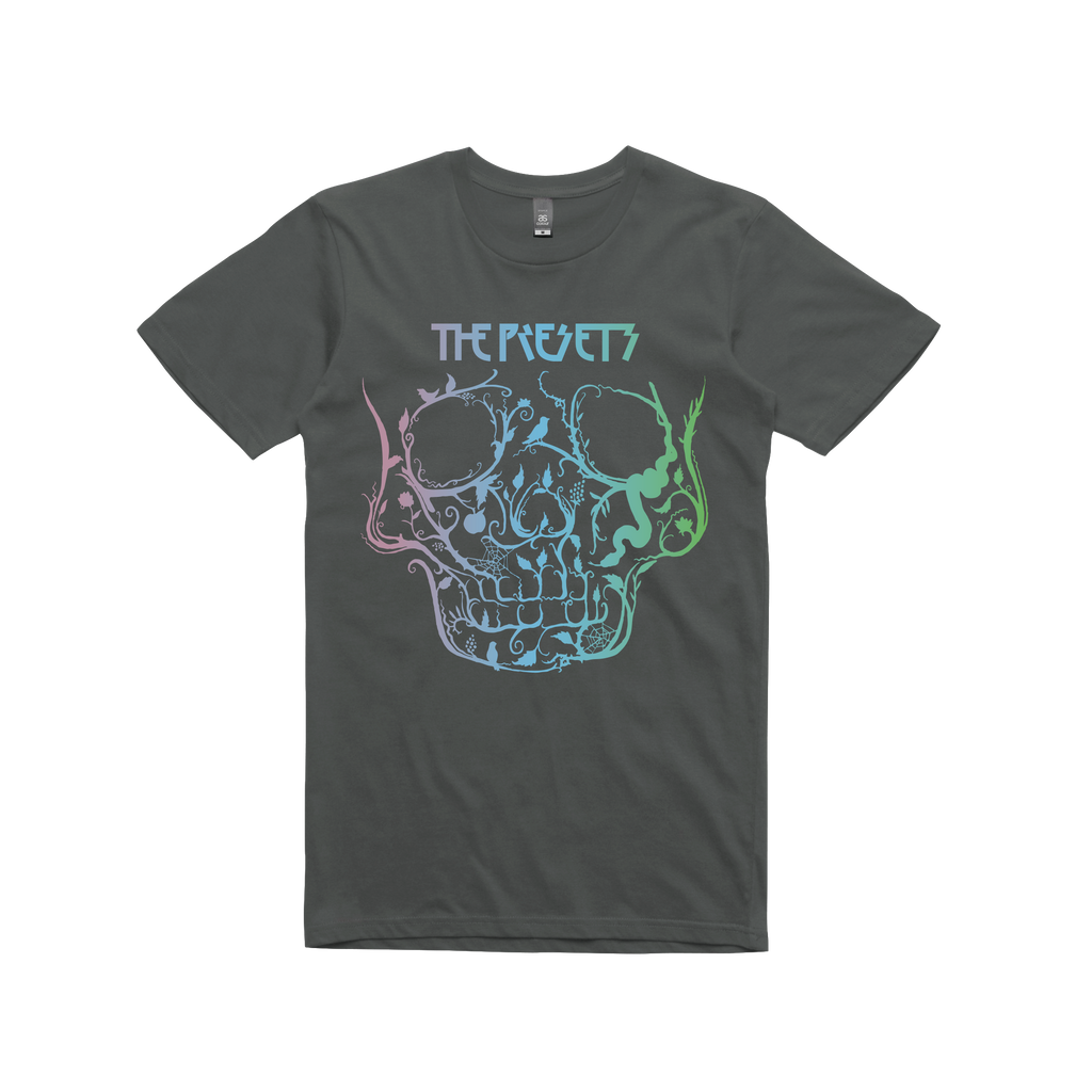 Garden Skull / Charcoal T-shirt