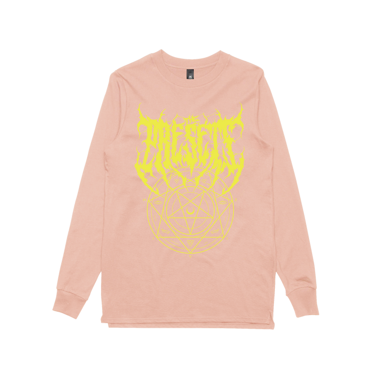 Pentagram / pink longsleeve