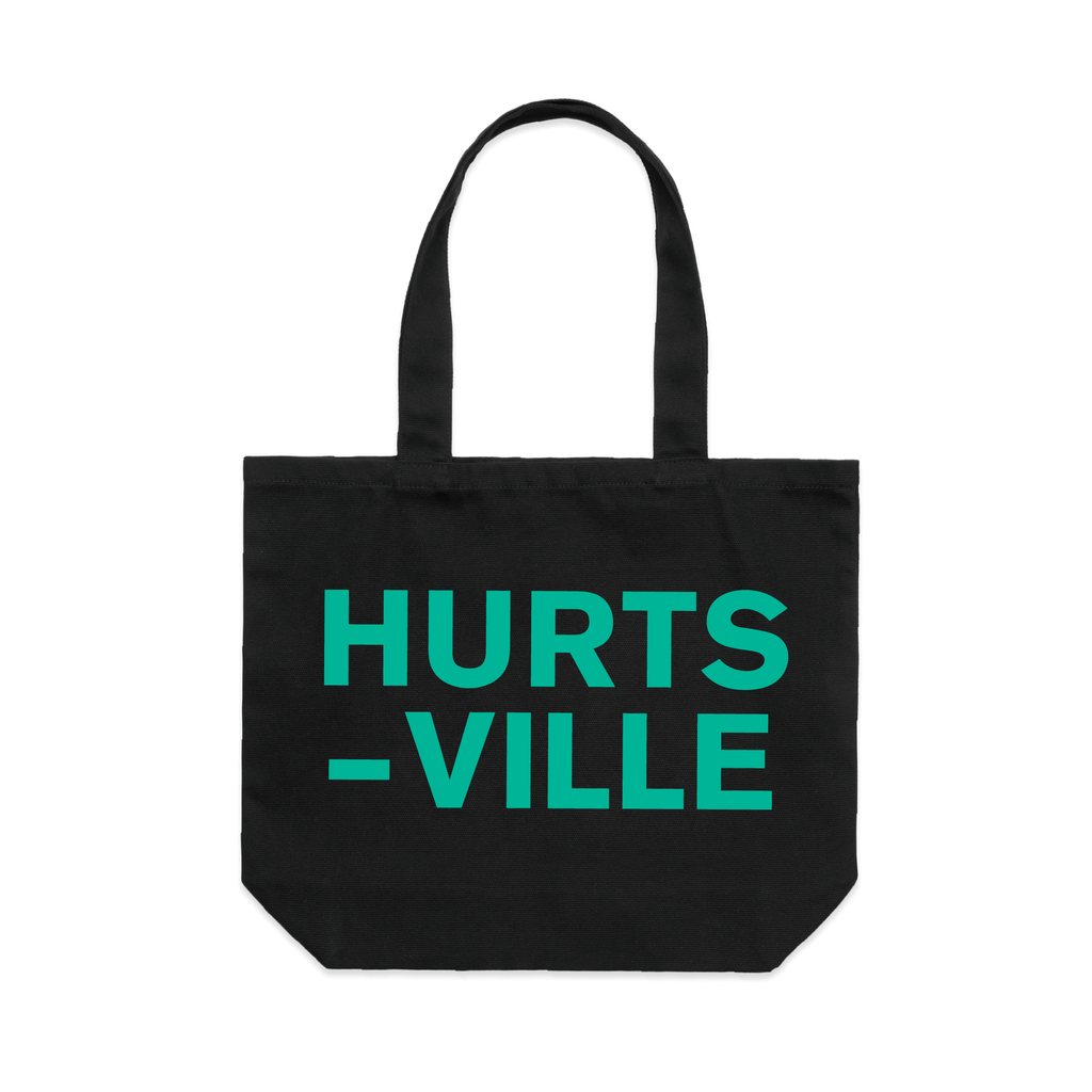 Hurtsville / Black Tote Bag