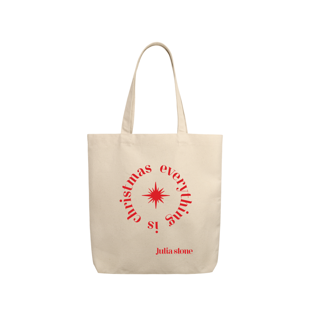 Everything is Christmas / Natural Tote Bag