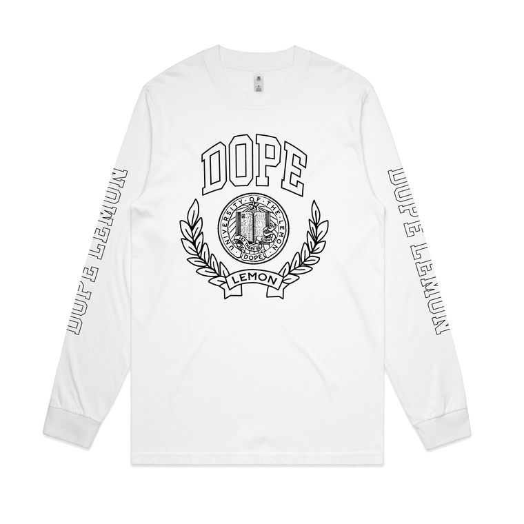 Dope University / White Longsleeve