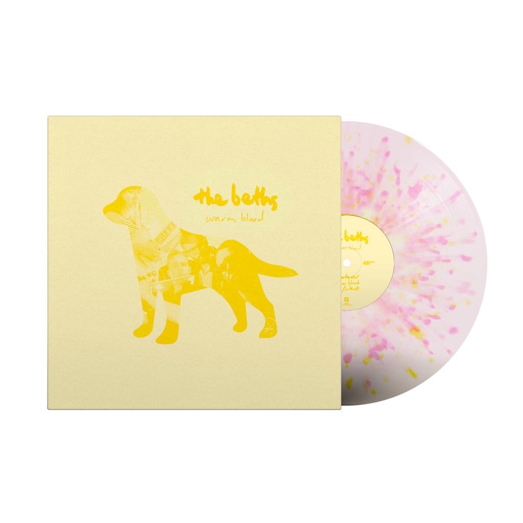 The Beths / Warm Blood 12" Pink and Yellow Splatter Vinyl