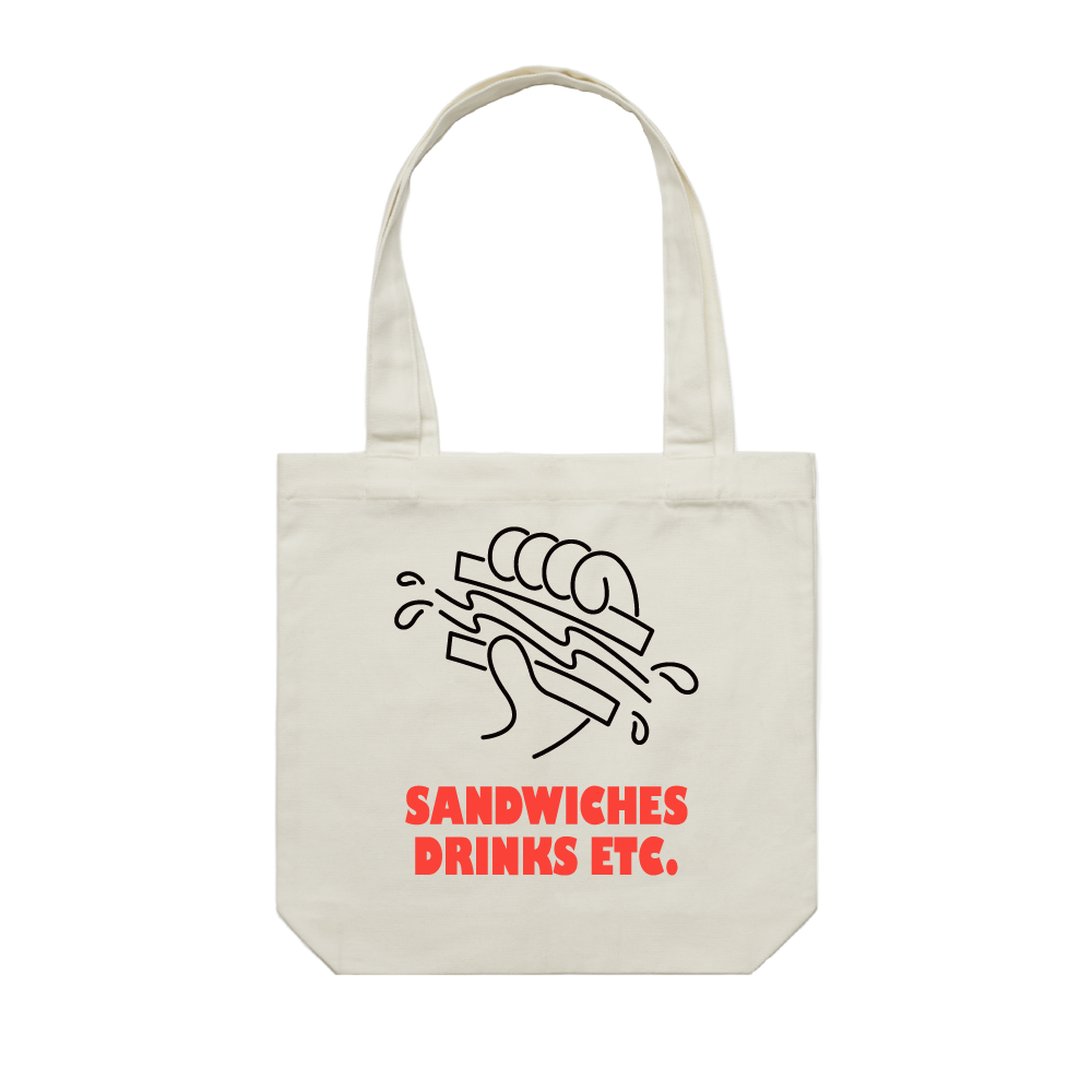 Logo / Cream Tote Bag