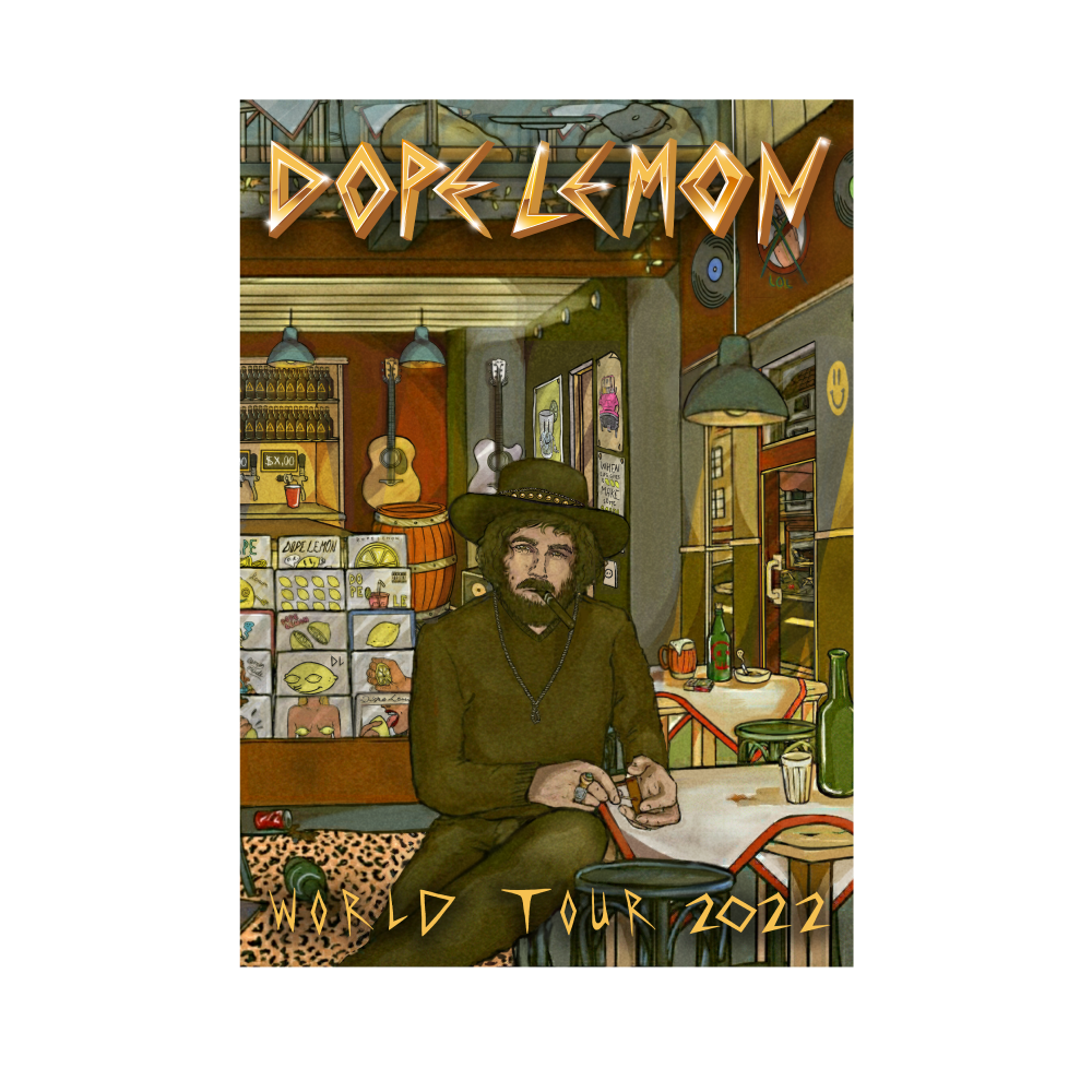 Dope Lemon / World Tour Illustration / A2 Poster